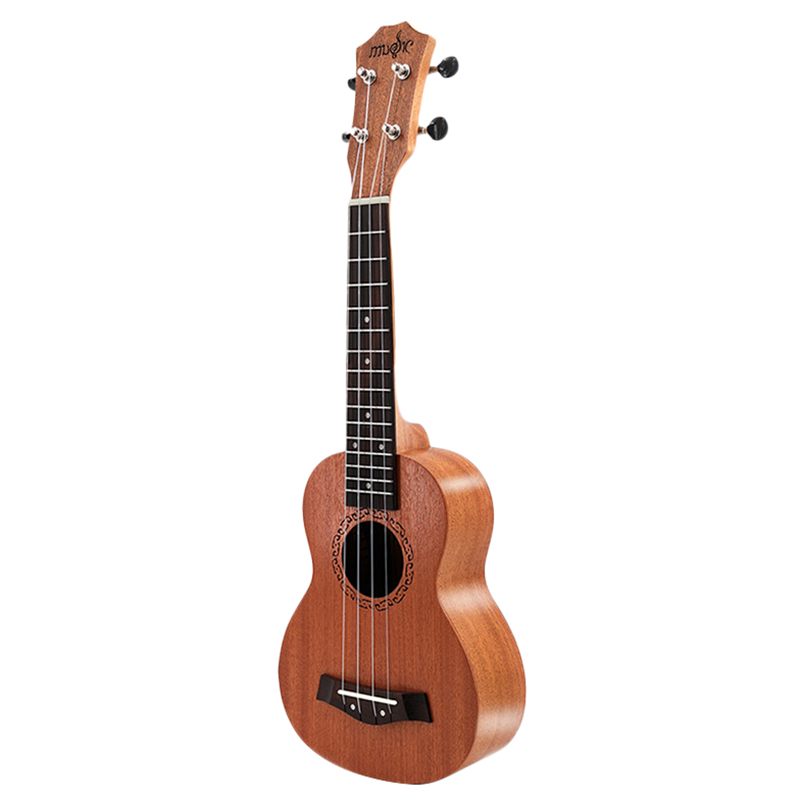 21 Inch Ukulele Soprano Sapele 15 Frets Mini Hawaii Full Kits Ukulele Guitar for Beginner Kids