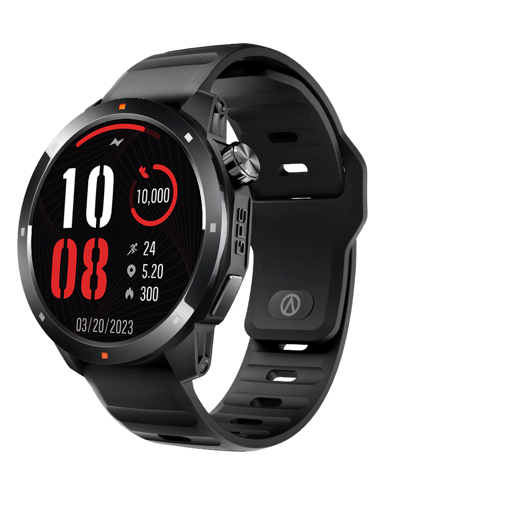 Aolon Navi R3 Smart Watch GPS Map Running Pace Altitude AOD