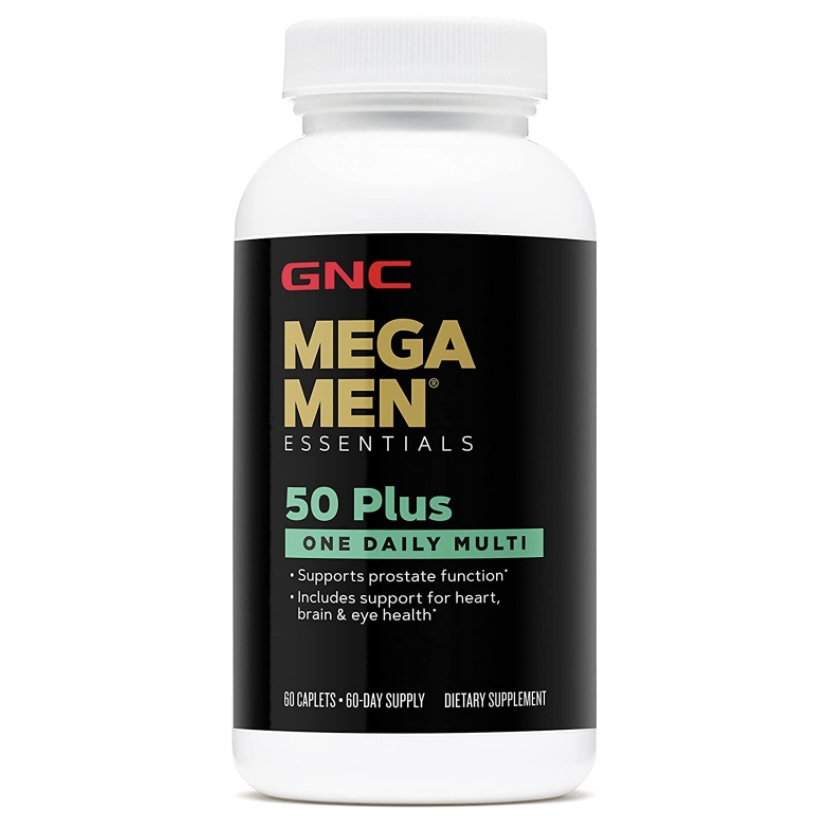 GNC Mega Men 50 Plus One Daily Multivitamin EXP Dec 2023 60 Caplets per ...