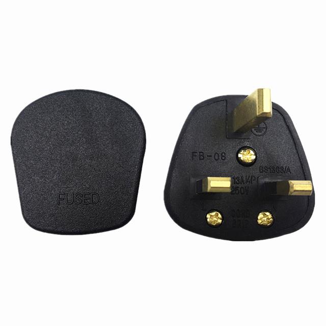 3 Pin Socket UK Plug Connector Cord Adapter 13A 13 AMP Electrical Plug