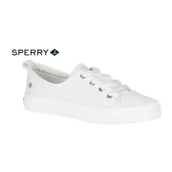 sperry crest vibe satin lace sneaker
