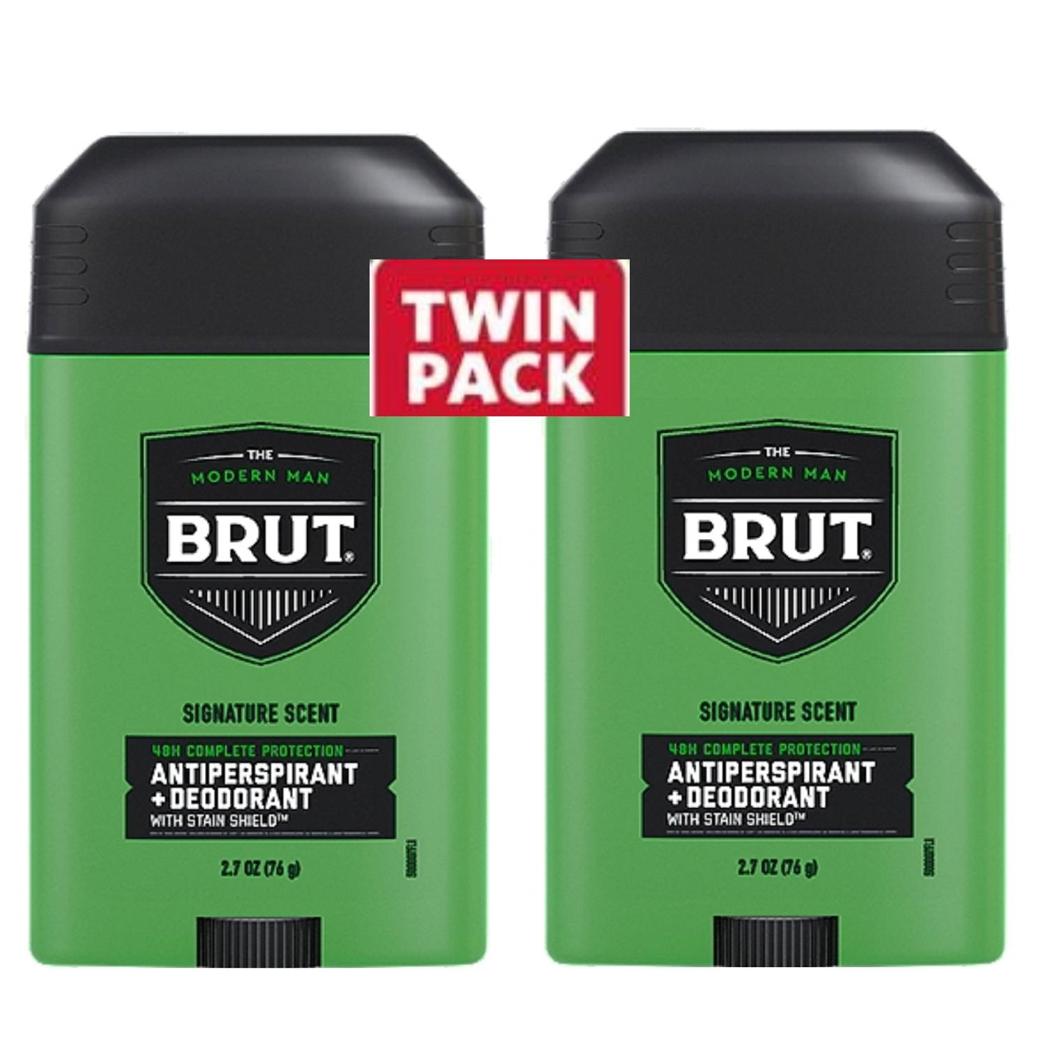 Brut - Signature Scent - 48H Deodorant with Stain shield | 76 g