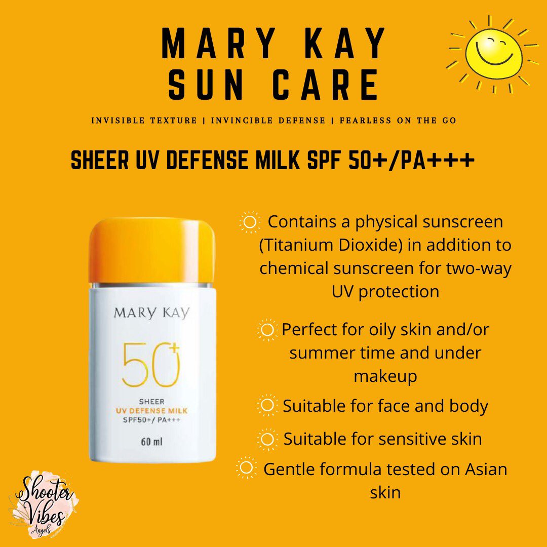 mary kay sheer uv defense milk review