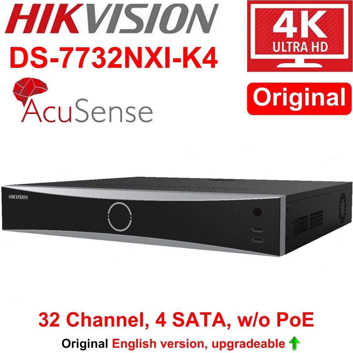 HIKVISION 32CH AcuSense NVR DS-7732NXI-K4 | Lazada PH