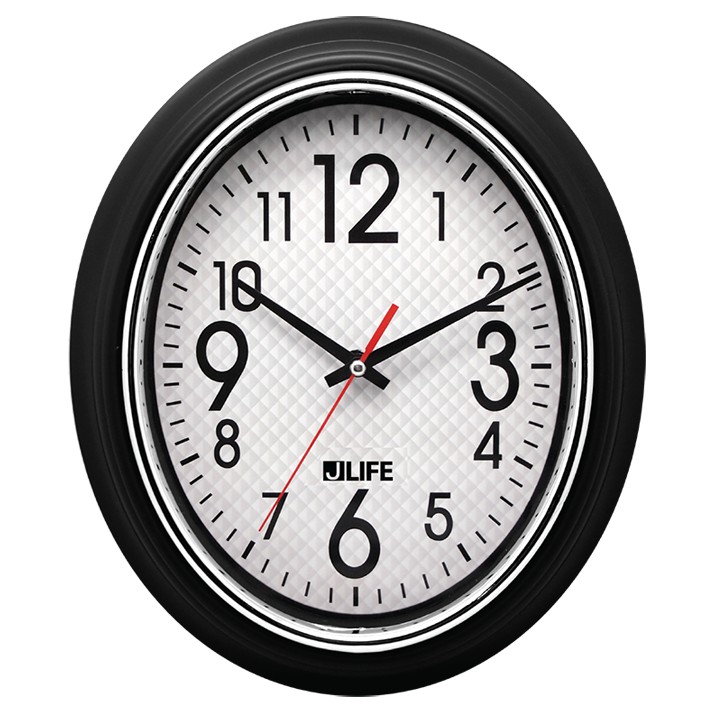 OVAL SWEEP MOVEMENT WALL CLOCK Lazada PH