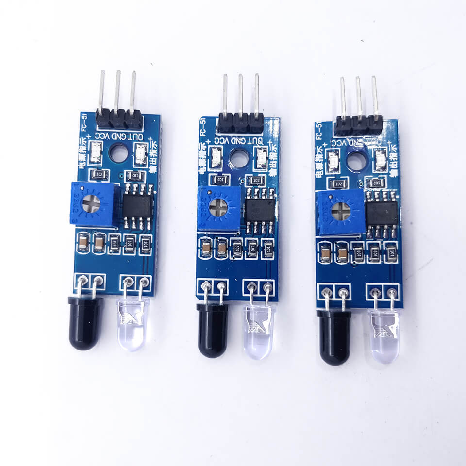 Infrared Gry Module 3-wire Photoelectric Sensor 10 Pcs IR Infrared Obstacle Avoidance ...