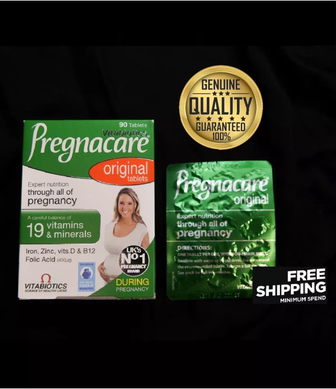 Vitabiotics Pregnacare Original Pregnancy Supplement Tablets 90 Tablets Lazada Ph