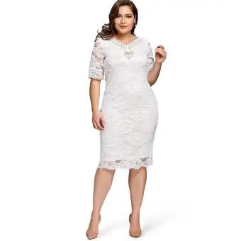 cheap white lace dress