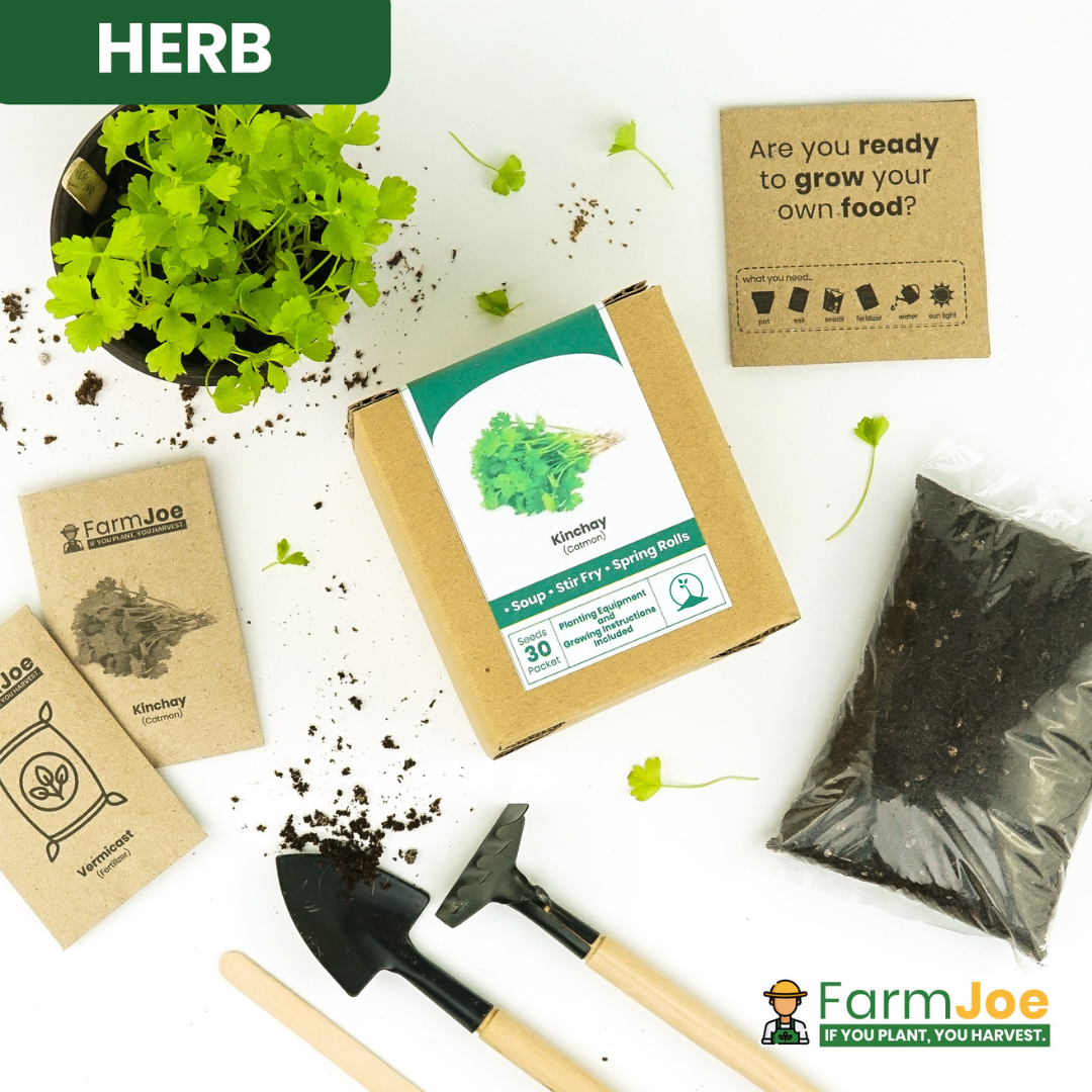 KINCHAY Grow Kit Plant Kit Seedling Kit Seed Starter Kit FarmJoe Lazada PH