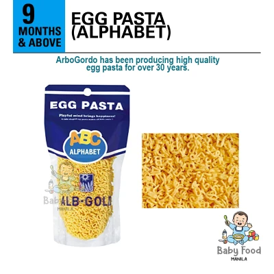 ARBO GORDO'S Egg pasta (Alphabet shaped pasta)