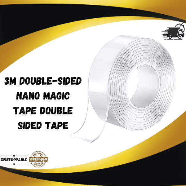 Nano Magic Tape Double Sided Tape Transparent No Trace Reusable Waterproof
