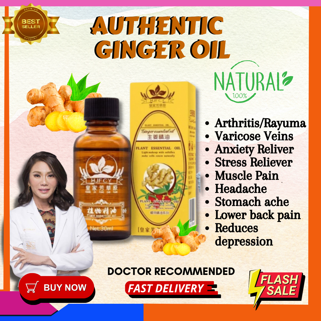 Ginger oil pain reliever at gamot sa bukol na pwede rin sa may varicose