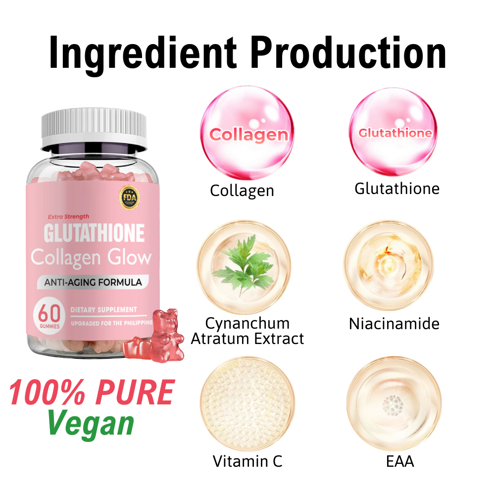 nutraclara glutathione collagen review Sales 3 Nature Glow 60 gummies Nature Glow Glutathione Collagen Glow