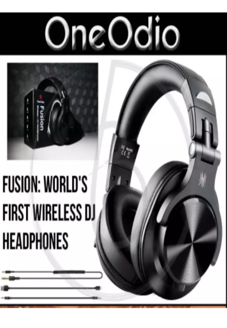 ORIGINAL Oneodio A70 Professional DJ Wired Studio DJ Headphones + Wireless  Bluetooth Headset HIFI Stereo Monitor Black | Lazada PH