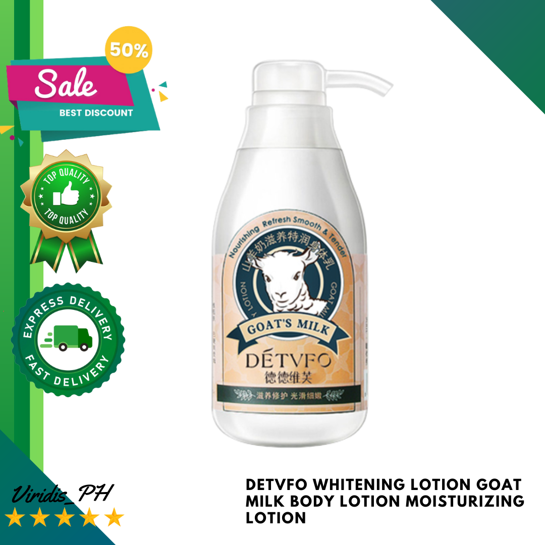 DETVFO whitening lotion Goat milk body lotion moisturizing lotion