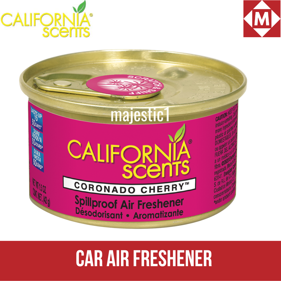 California Scents Car Air Freshener Coronado Cherry / Newport New Car / Ice  / La Jolla Lemon