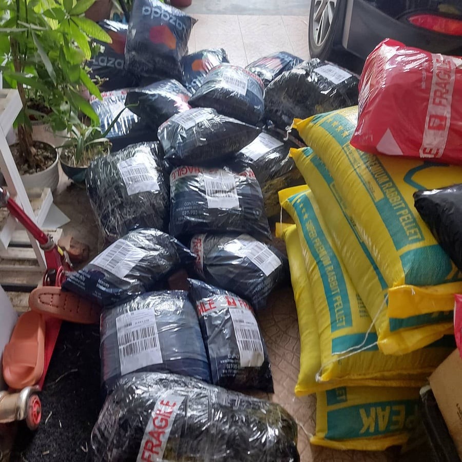 10 KG Premium Rabbit Pellets Chexpeak (Good for Rabbits Guinea Pigs