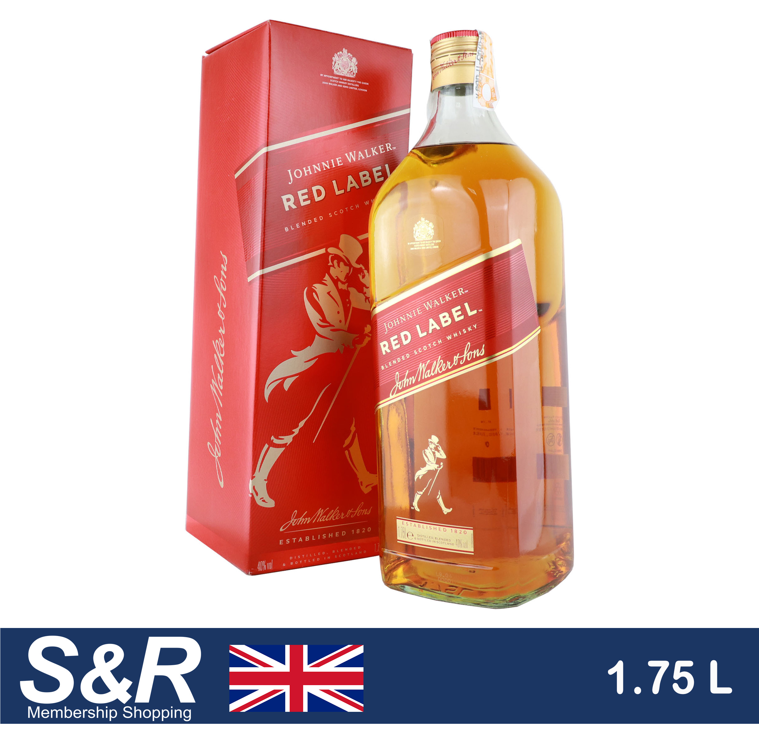 Johnnie Walker Red Label Blended Whisky 1.75L Lazada PH