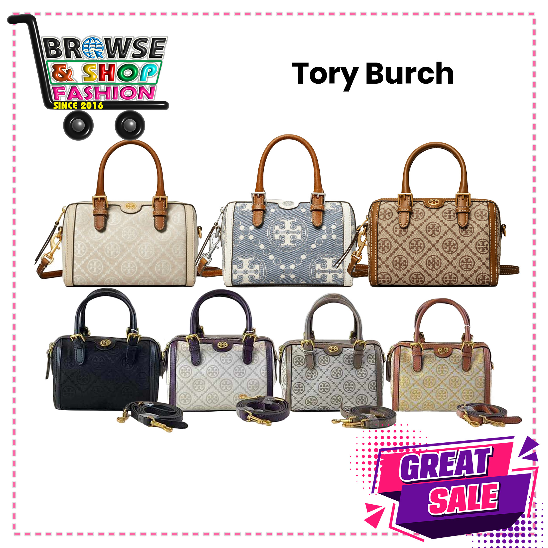 Shop Tory Burch Petite T Monogram Barrel Bag