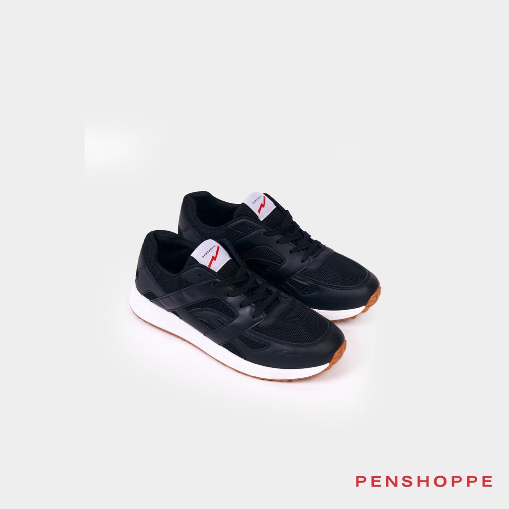 LaceUp Rubber Shoes For Men (BlackWhite) Lazada PH