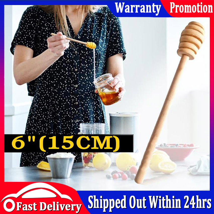 Mixing Stir Bar Coffee Honey Dipper Stainless Steel Stick Spoons Tool 6T 