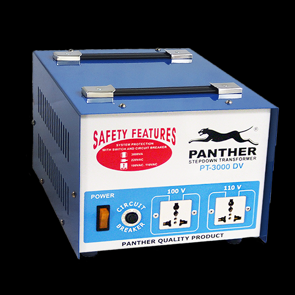 PT 3000WDV Panther Step Down Transformer 3000W, Output 100V/110V