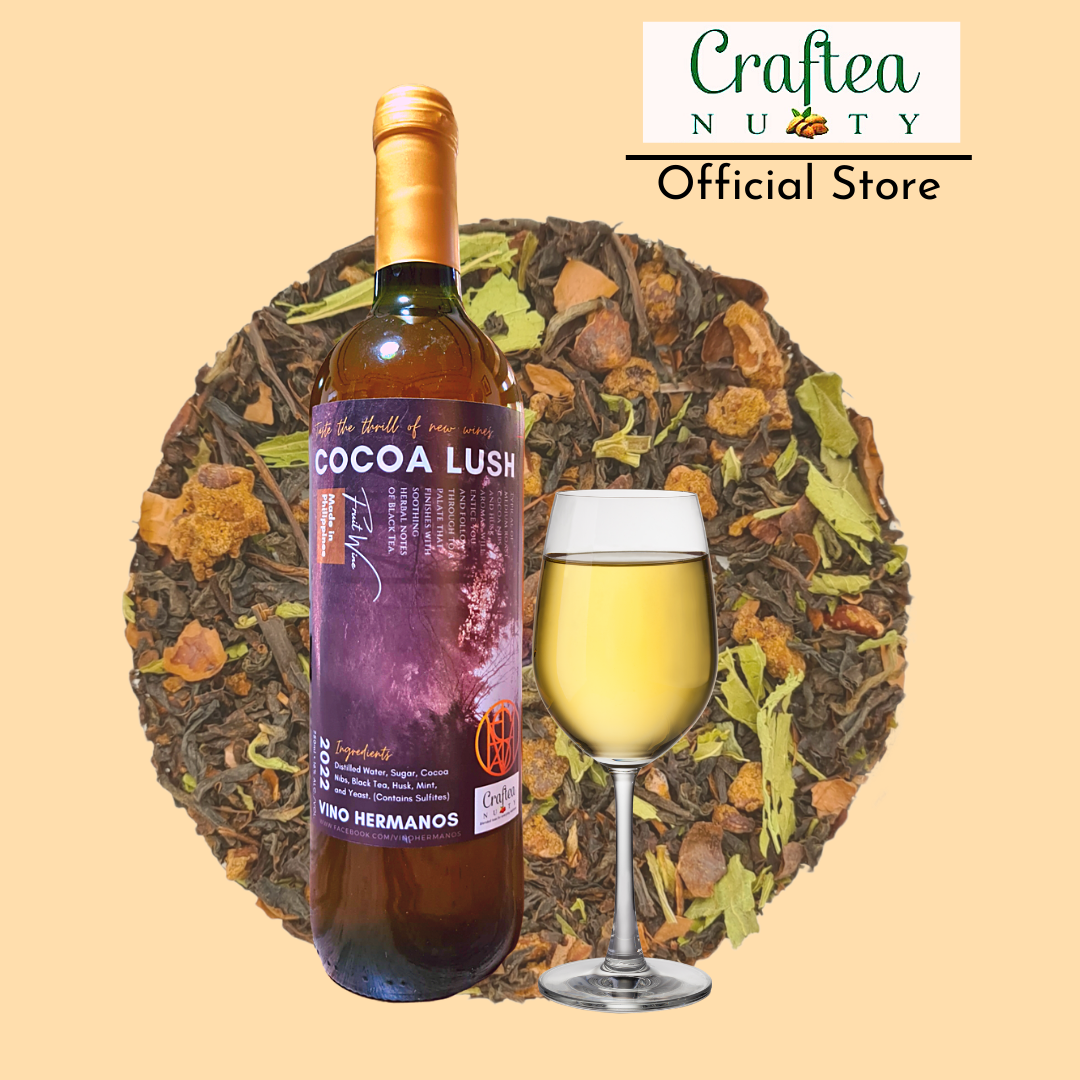Craftea NUTTY Tea Wines Cocoa Lush black tea wine 750ml Lazada PH