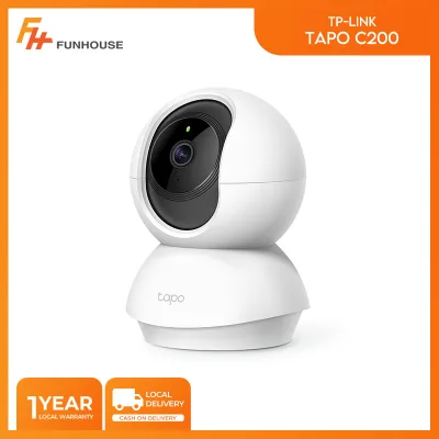 Tp-Link Tapo C200 Pan/Tilt Home Security Wi-Fi Camera 360º Horizontal And 114º Vertical Range