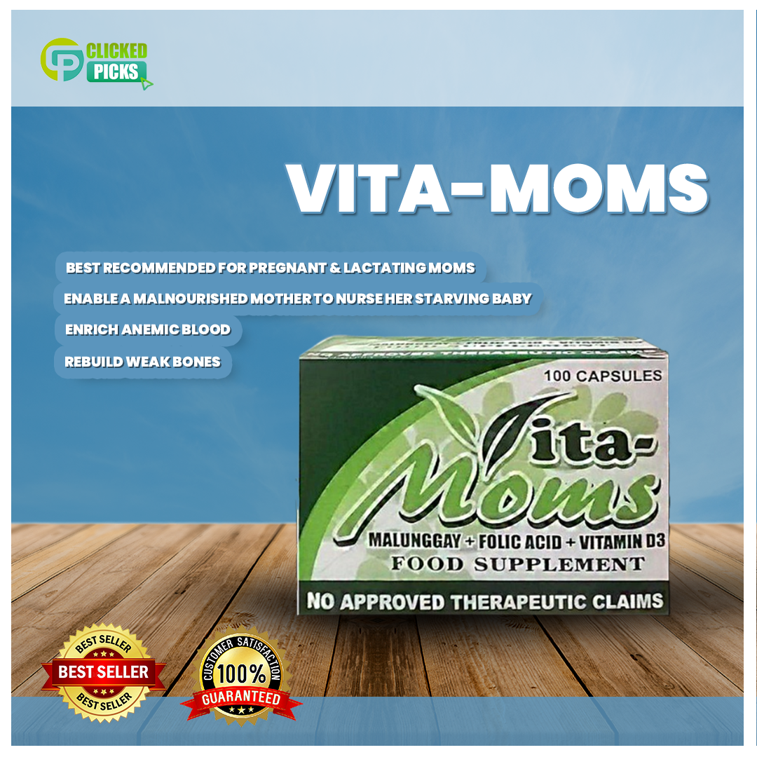 Vita Moms Malunggay Food Supplements Mother Milk Booster Pamparami ng