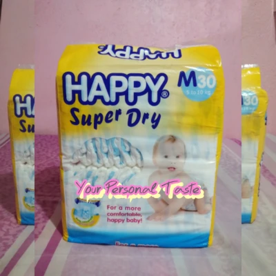 Happy Super Dry Diaper Medium (30pcs)