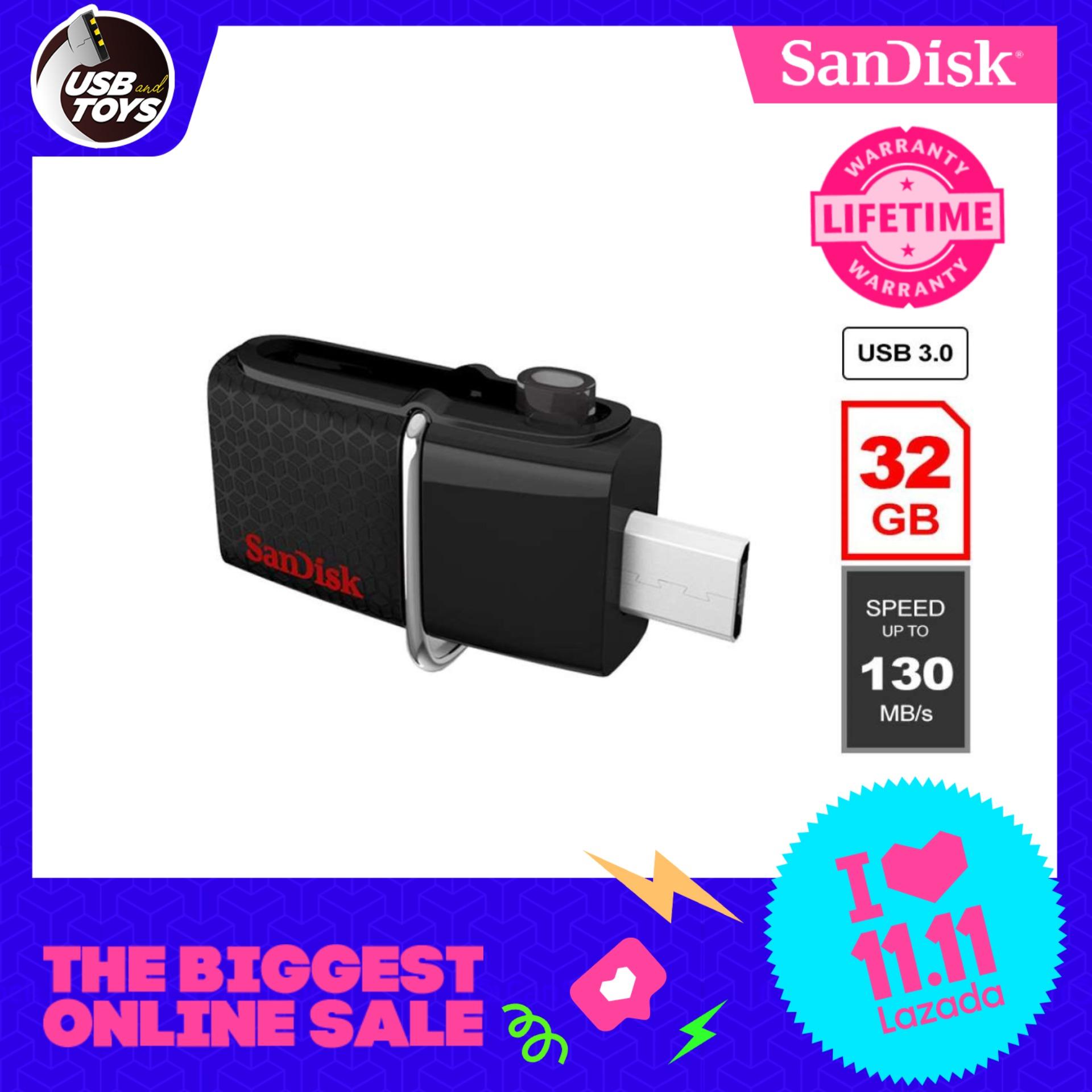 SanDisk SDDD2 Ultra Dual USB 3.0 32GB OTG Flash Drive(Black)	