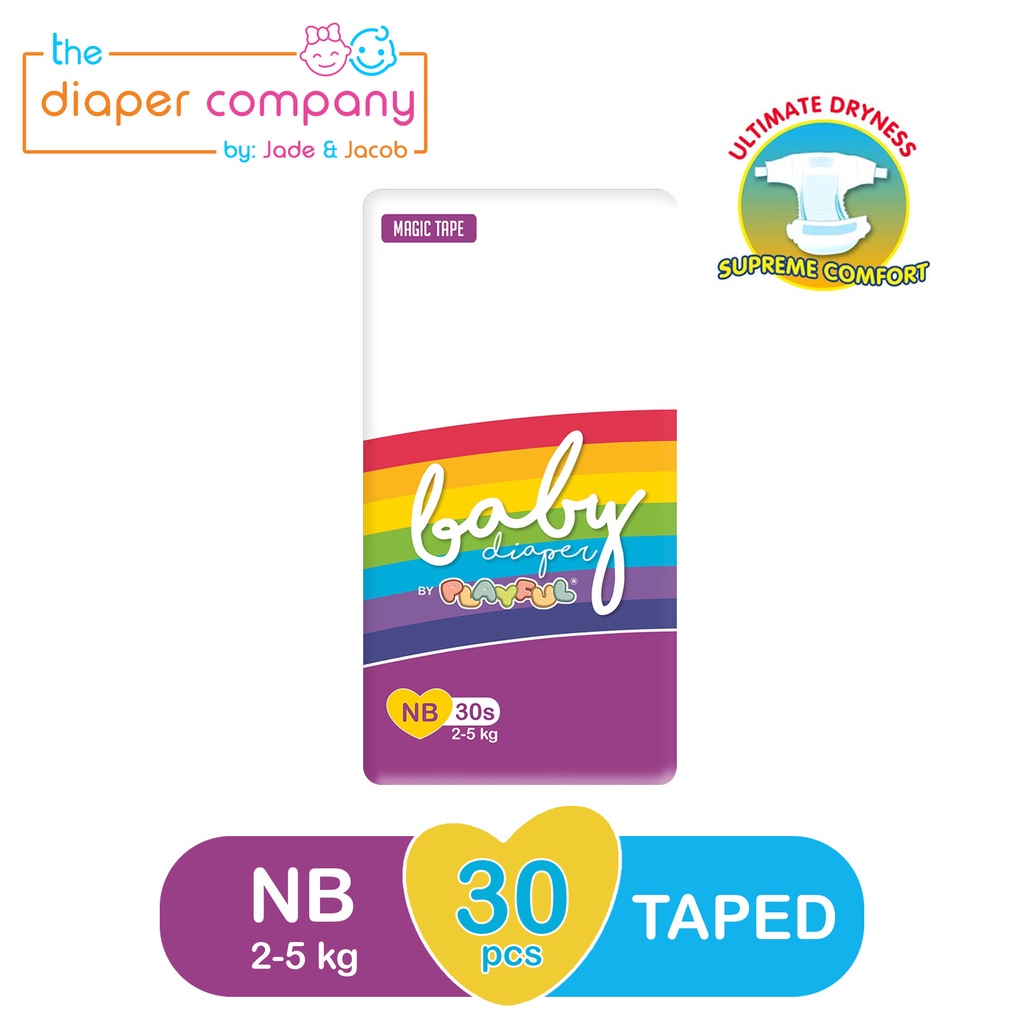 The Diaper Company Magic Tape Baby Diaper Newborn 30's Lazada PH