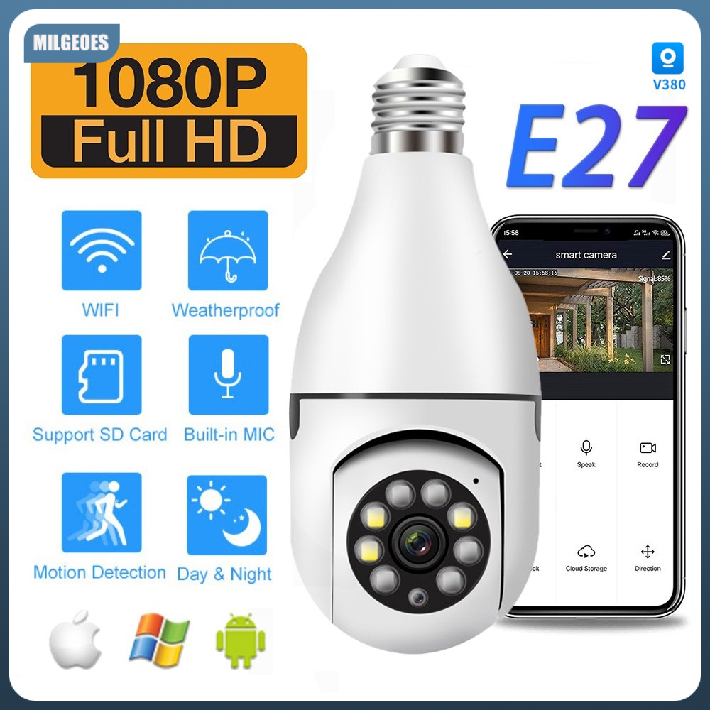 smart panoramic bulb 360 camera app