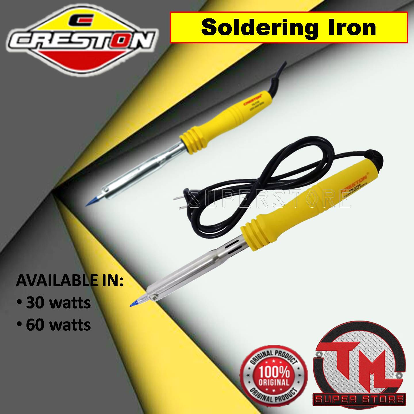 CRESTON Soldering Iron 30w 60w 150w • Tm ss Lazada PH