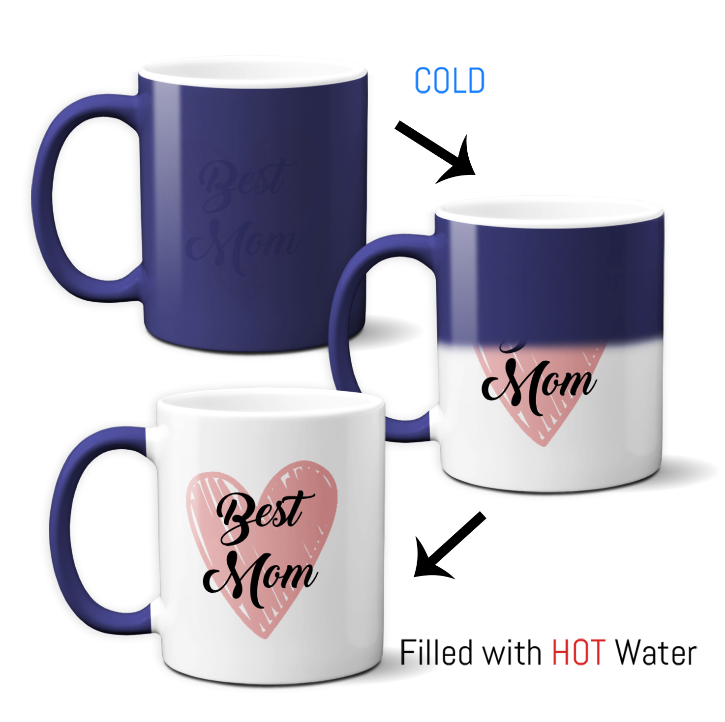 Mom Gift From Son Color Changing Mug Magic Mug Perfect Mother's Day Gift  For Mom From Daughter. Our Mothers Day Mug Coffee Mug Is #1 Mom Mug –  Trendy Gear Shop