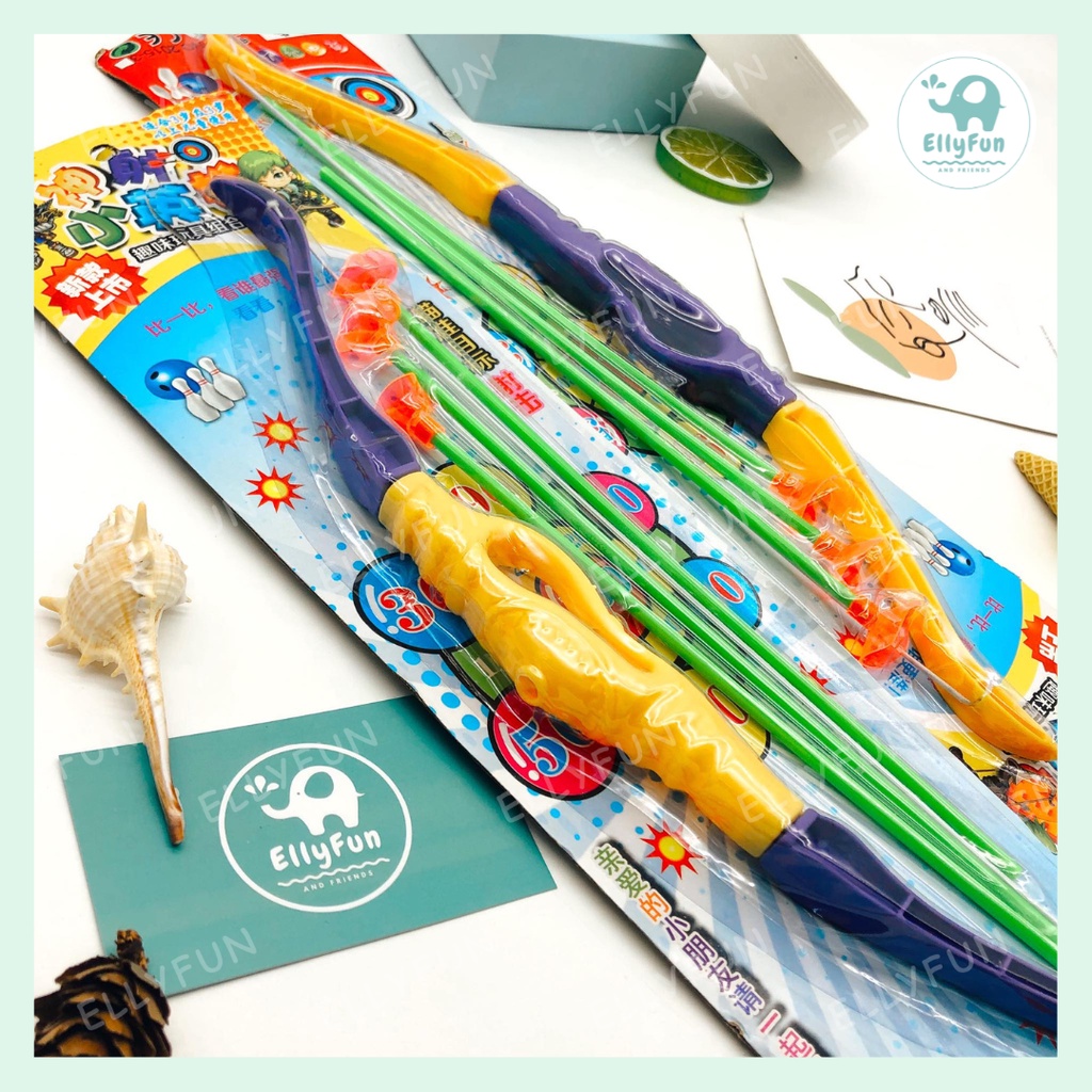 Kids Archery Bow and Arrow Toy Set With 3 Suction Cup Arrows Set