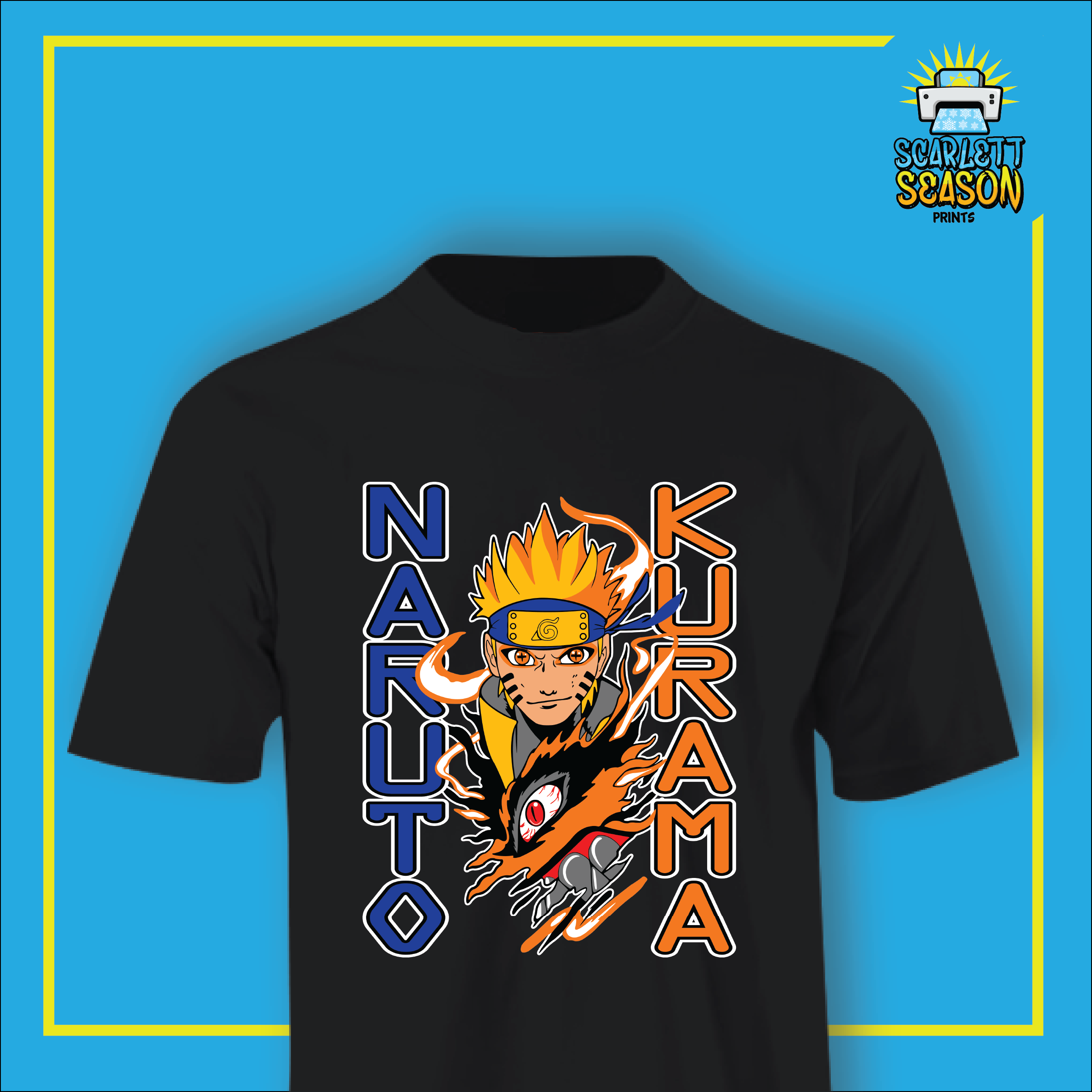 Naruto Anime 01 Black DTF T-Shirt | Lazada PH