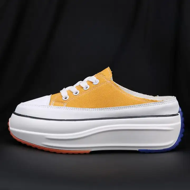 platform canvas shoes