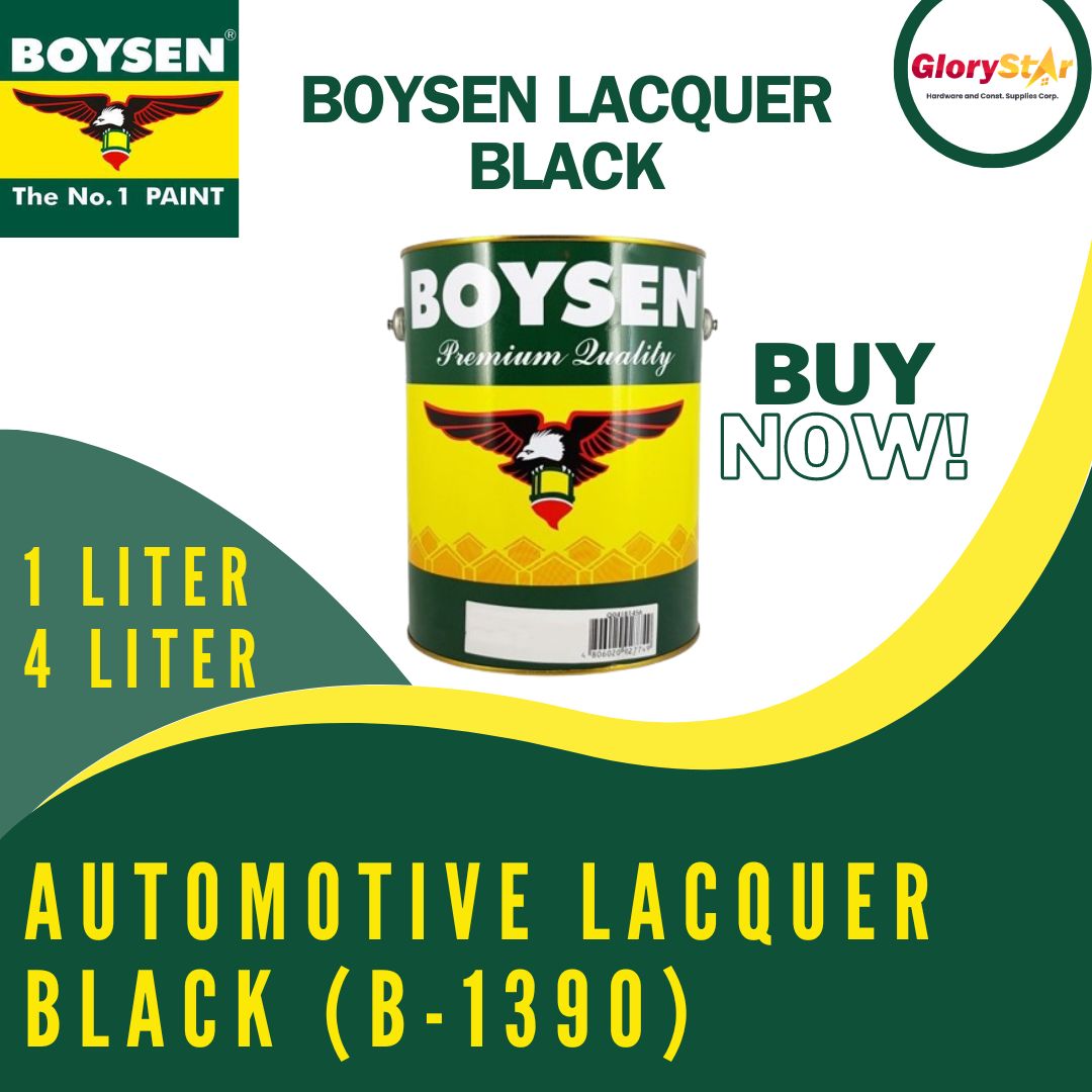 BOYSEN AUTOMOTIVE LACQUER BLACK | Lazada PH