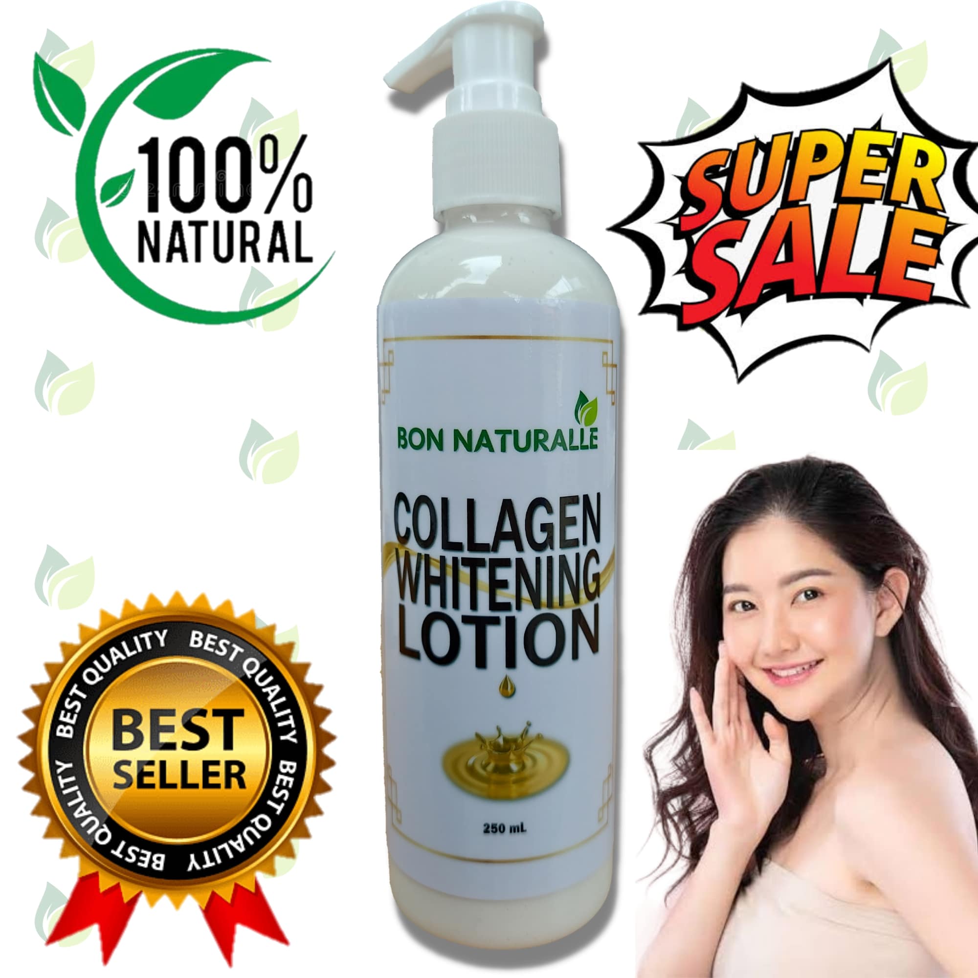 COLLAGEN INSTANT WHITENING LOTION FIRMS AND BRIGHTEN SKIN ANTI