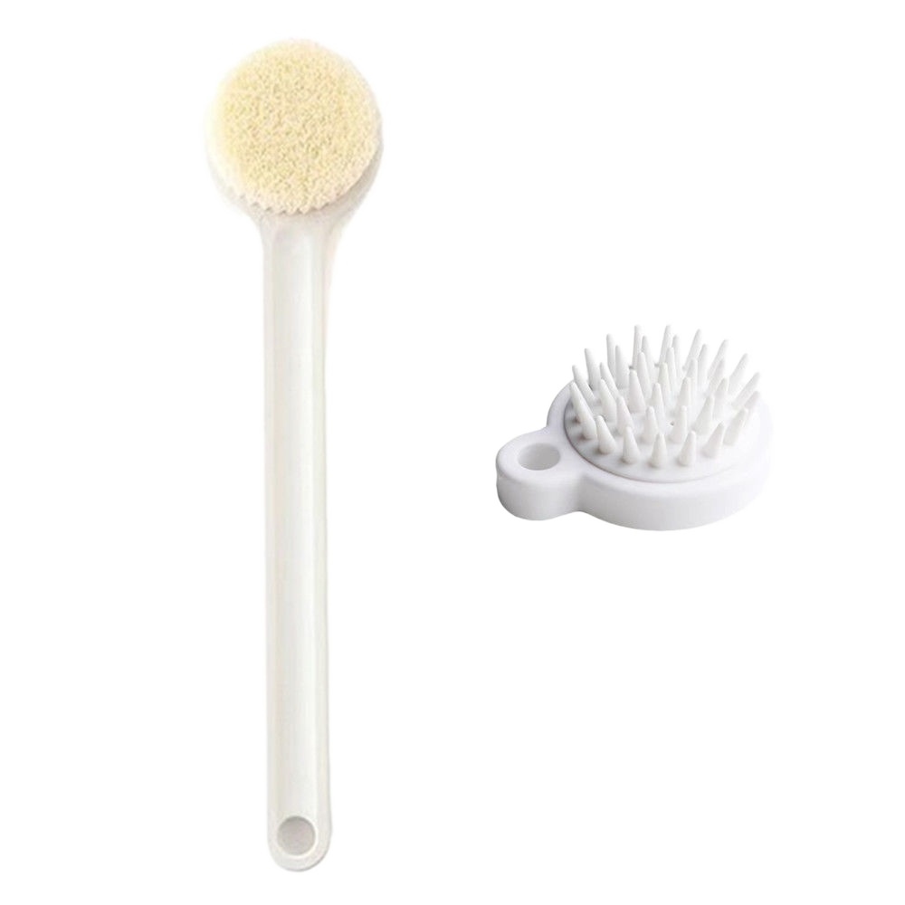 Authentic Japanese MUJI MUJI product bath brush lazy back bath scrub ...