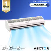 Vector Air Curtain Fan w/ Remote Controller  VNWAC09