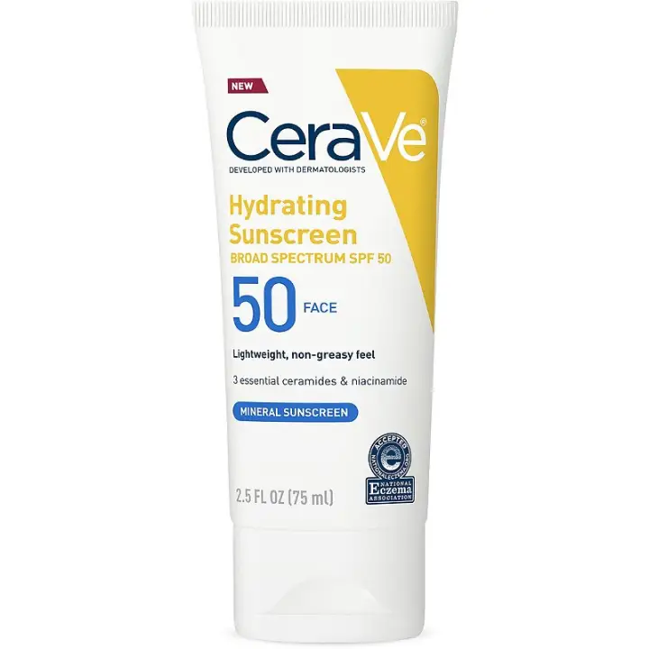 cerave mineral hydrating sunscreen