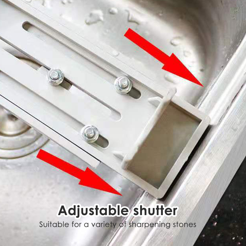Adjustable Over Sink Sharpening Stone Base Holder Retractable Non-slip Whetstone Grinding For Knife Sink Bridge Fits Kitchen