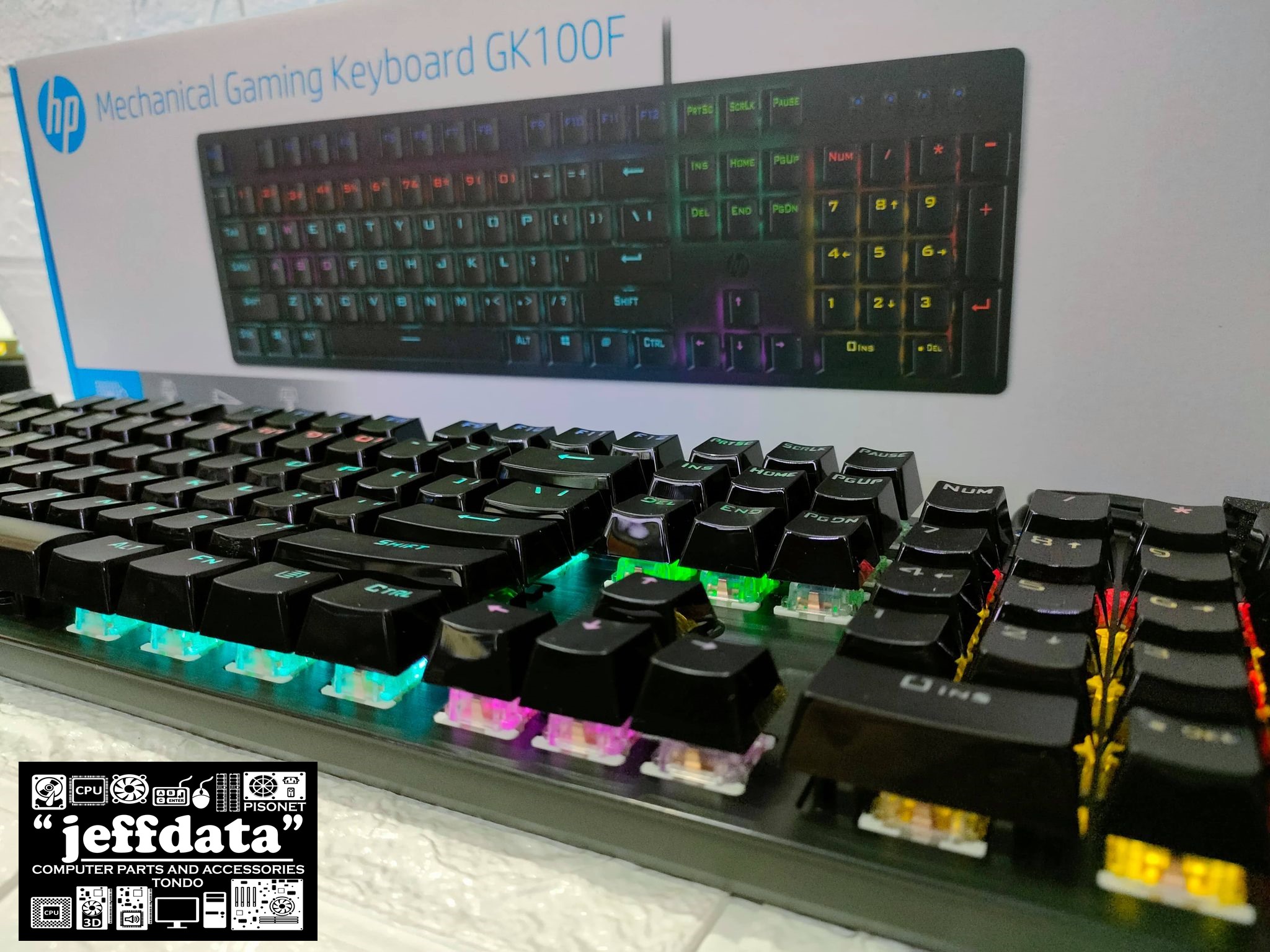 Gaming Hp Mechanical Keyboard GK100F ( Aprildata Pc Legit) Lazada PH