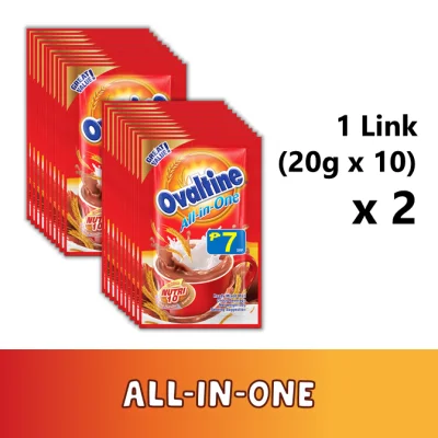 Ovaltine All-In-One 20g Sachet in Links (10s) Pair Bundle