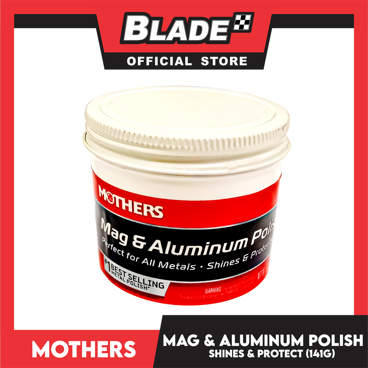 Mothers Mag & Aluminium Polish - Brilliant Shine with Easy Use 5oz & 1