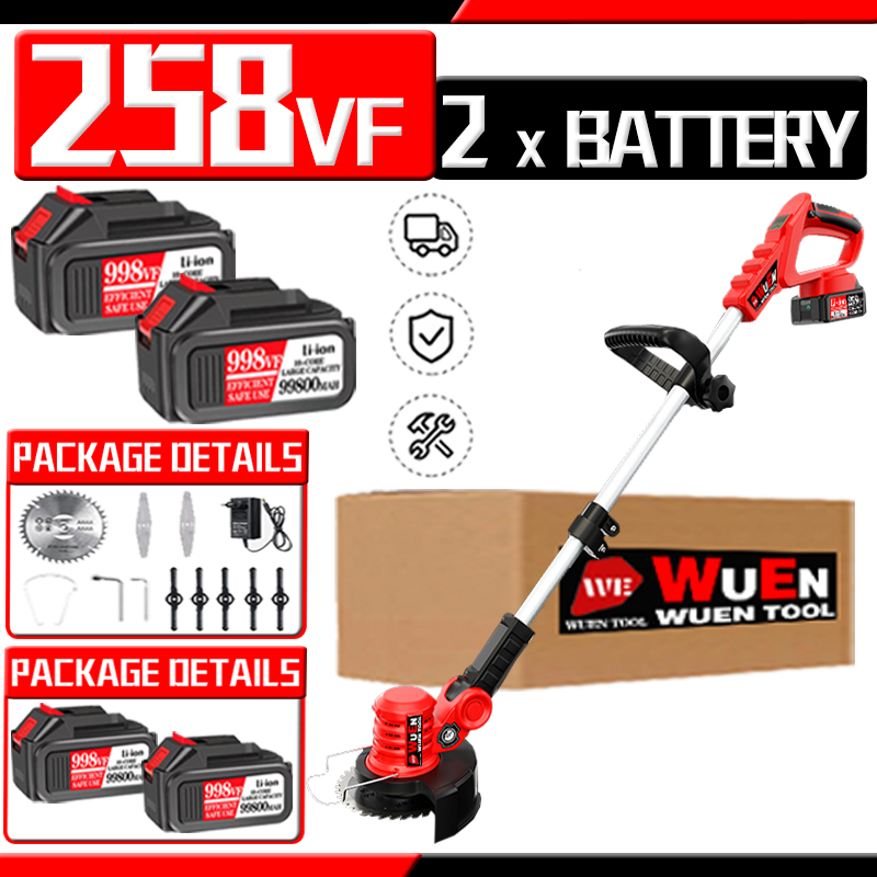 998VF 20V Mower Lawn Weeder Socket Brushless Lithium Battery Garden