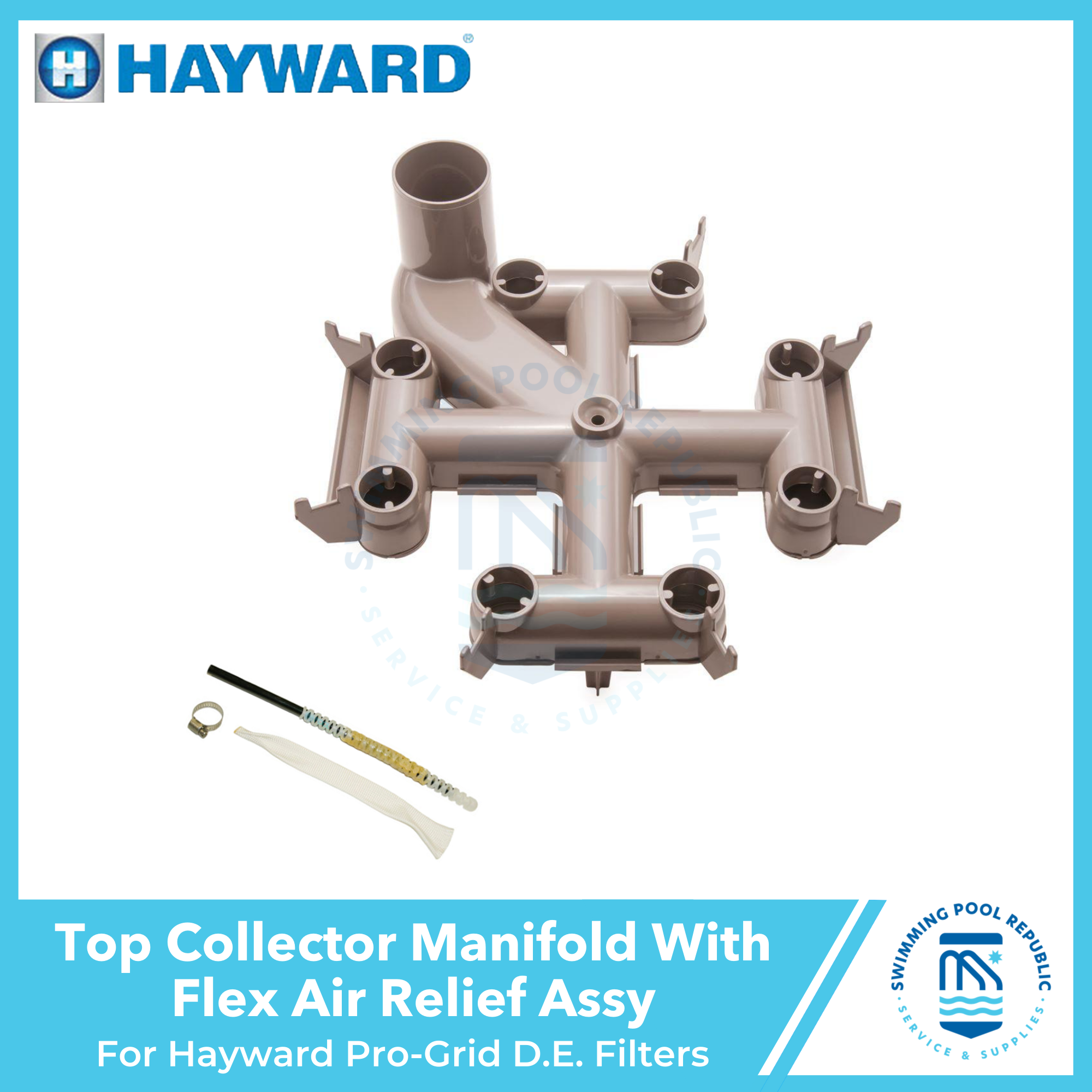 Hayward Top Collector Manifold with Flex Air Relief Assembly Ref