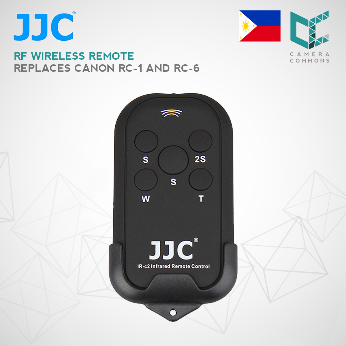 Replacement of Canon RC-6 IR Remote JJC Wireless Infrared IR Remote Control for Canon EOS Digital SLR and Compact Cameras